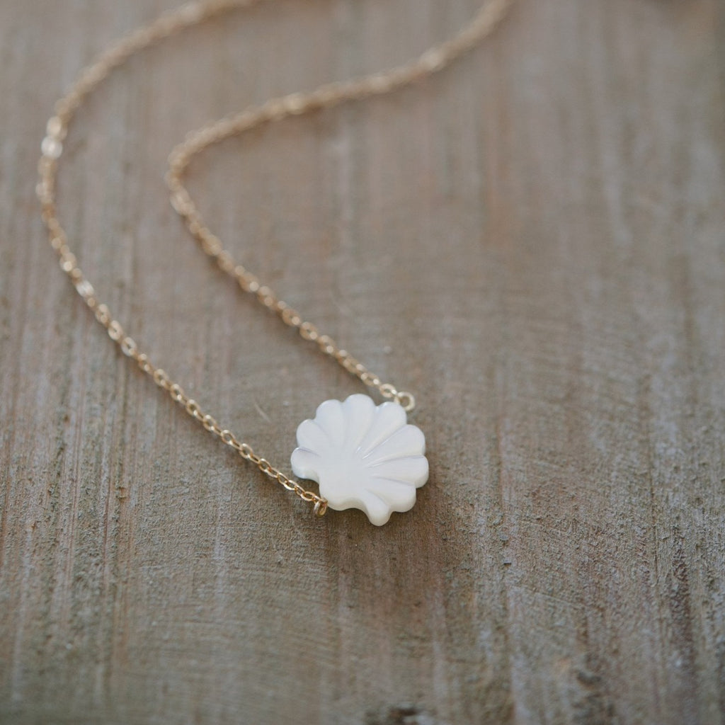 Hawaiian Mother Pearl Shell Hibiscus Fresh Water Pearl Necklace Hawaii  Jewelry N | eBay