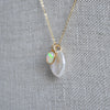 Keishi Pearl & Opal Necklace